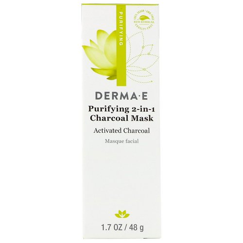 Derma E, Purifying 2-in-1 Charcoal Mask, 1.7 oz (48 g) Review