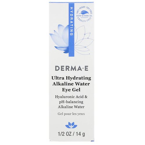 Derma E, Ultra Hydrating Alkaline Water Eye Gel, 0.5 oz (14 g) Review