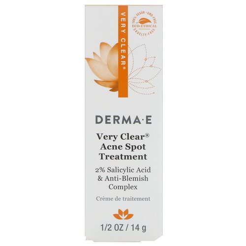 Derma E, Very Clear Acne Spot Treatment, 1/2 oz (14 g) Review