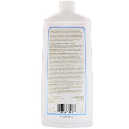 Spray, Skölj, Munvatten, Munvård: Desert Essence, Coconut Oil Mouthwash, Coconut Mint, 16 fl oz (480 ml)