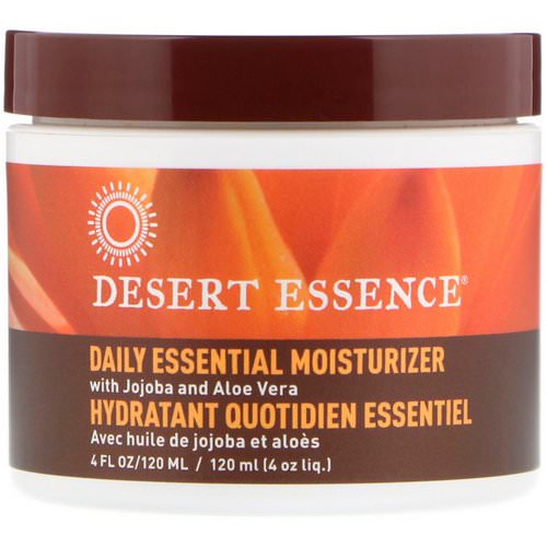 Desert Essence, Daily Essential Moisturizer, 4 fl oz (120 ml) Review