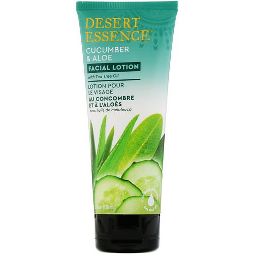 Desert Essence, Facial Lotion, Cucumber & Aloe, 3.4 oz (100 ml) Review