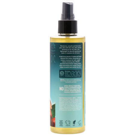 Massageolja, Massageoljor, Kropp, Bad: Desert Essence, Jojoba & Sweet Almond Body Oil Spray, 8.28 fl oz (245 ml)