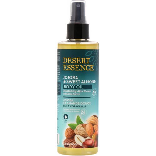 Desert Essence, Jojoba & Sweet Almond Body Oil Spray, 8.28 fl oz (245 ml) Review