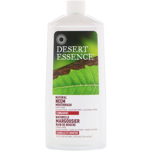 Desert Essence, Natural Neem Mouthwash, Cinnamint, 16 fl oz (480 ml) Review