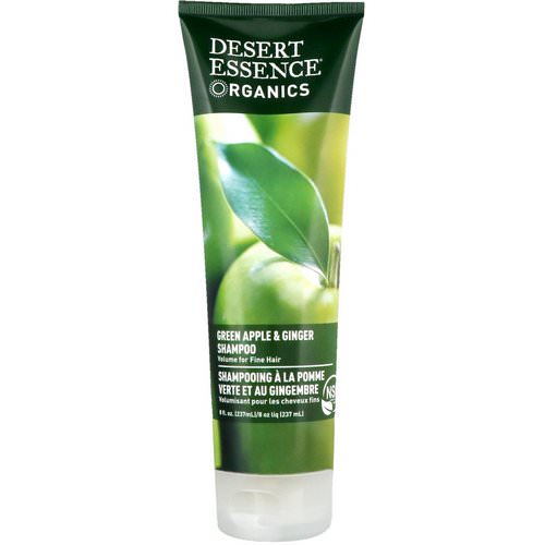 Desert Essence, Organics, Shampoo, Green Apple & Ginger, 8 fl oz (237 ml) Review