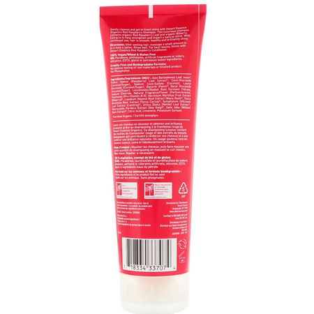 Schampo, Hårvård, Bad: Desert Essence, Organics, Shampoo, Red Raspberry, 8 fl oz (237 ml)
