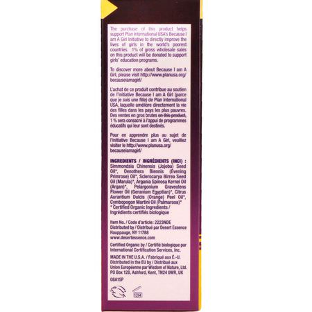 Ansiktsoljor, Krämer, Ansiktsfuktare, Skönhet: Desert Essence, Restorative Face Oil, .96 fl oz (28.3 ml)
