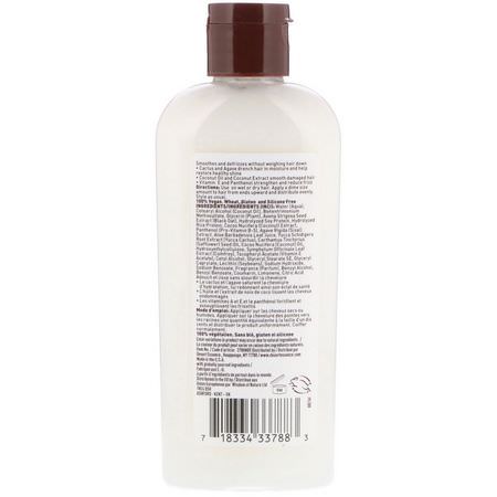 Hårkräm, Hårstyling, Hårvård, Bad: Desert Essence, Shine & Refine Hair Lotion, Coconut, 6.4 fl oz (190 ml)
