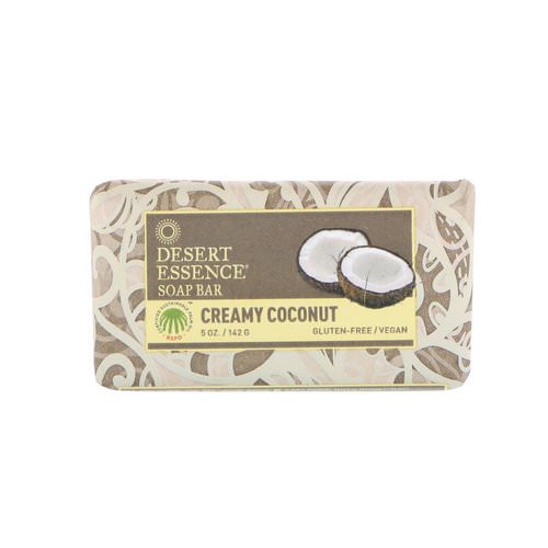 Desert Essence, Soap Bar, Creamy Coconut, 5 oz (142 g) Review