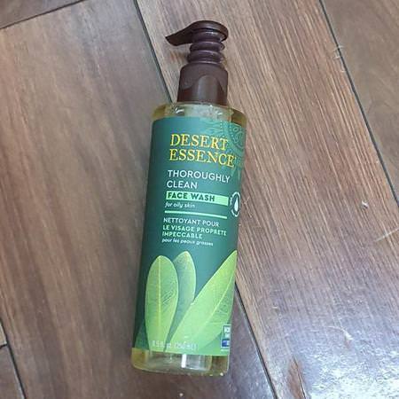 Desert Essence Face Wash Cleansers Tea Tree Oil Beauty - Tea Tree Oil, Cleansers, Face Wash, Scrub