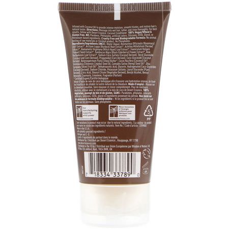 Schampo, Hårvård, Bad: Desert Essence, Travel Size, Coconut Shampoo, 1.5 fl oz (44 ml)