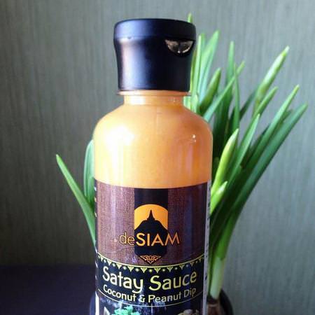 deSIAM, Thai Satay Sauce, Peanut & Coconut, Mild, 8.4 fl oz (250 ml)