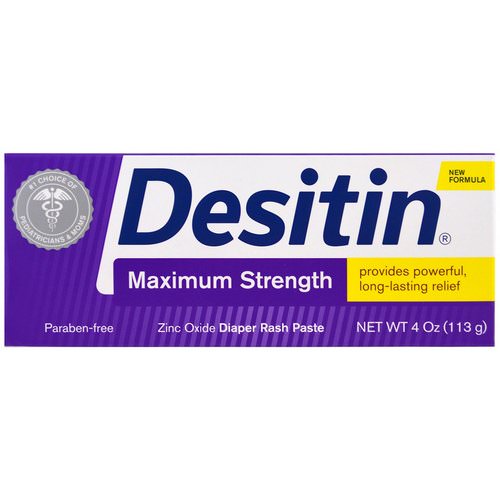 Desitin, Diaper Rash Paste, Maximum Strength, 4 oz (113 g) Review