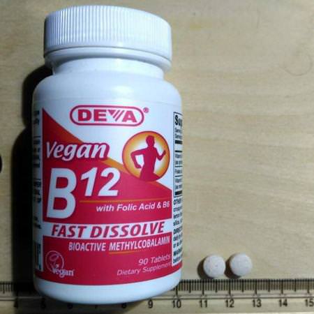 Deva B12 - B12, Vitamin B, Vitaminer, Kosttillskott