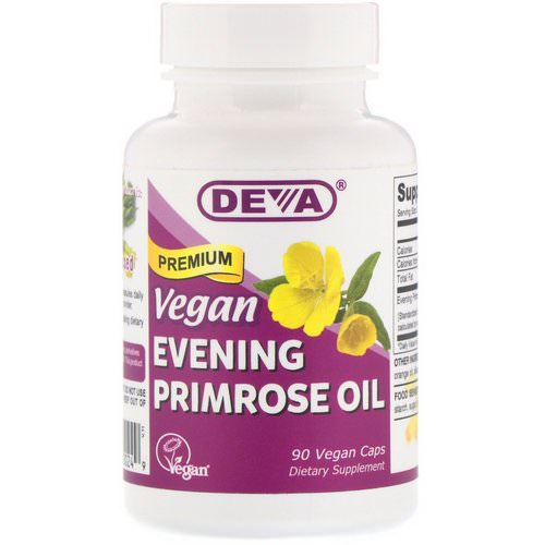 Deva, Vegan, Premium Evening Primrose Oil, 90 Vegan Caps Review