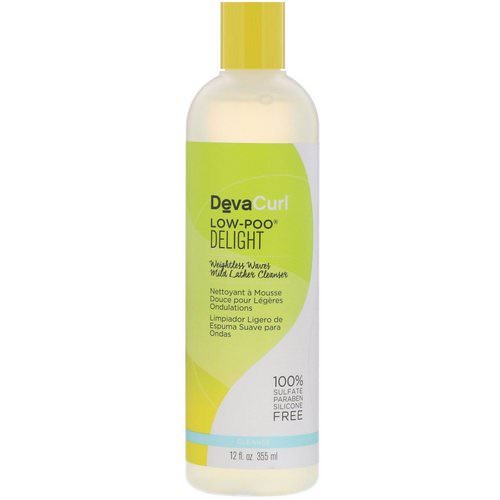 DevaCurl, Low-Poo, Delight, Weightless Waves Mild Lather Cleanser, 12 fl oz (355 ml) Review