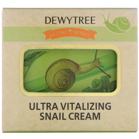 K-Beauty Moisturizers, Krämer, Ansiktsfuktare, Skönhet: Dewytree, Ultra Vitalizing Snail Cream, 80 ml