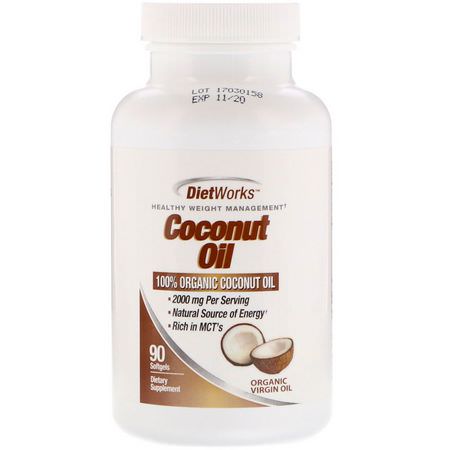 DietWorks Coconut Supplements - Coconut Supplements
