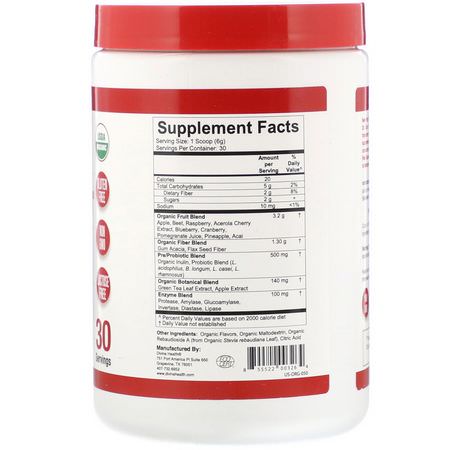Fruit, Superfoods, Green, Supplements: Divine Health, Organic Red SupremeFood, Mixed Berry, 6.34 oz (180 g)