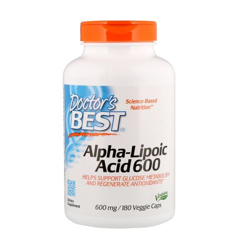Doctor's Best, Alpha-Lipoic Acid, 600 mg, 180 Veggie Caps Review
