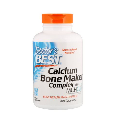 Doctor's Best, Calcium Bone Maker Complex with MCHCal, 180 Capsules Review