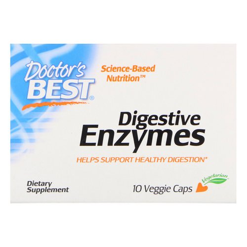 Doctor's Best, Digestive Enzymes, 10 Veggie Caps Review