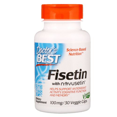 Doctor's Best, Fisetin with Novusetin, 100 mg, 30 Veggie Caps Review