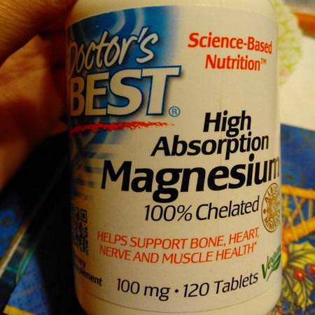 Doctor's Best Magnesium - Magnesium, Mineraler, Kosttillskott