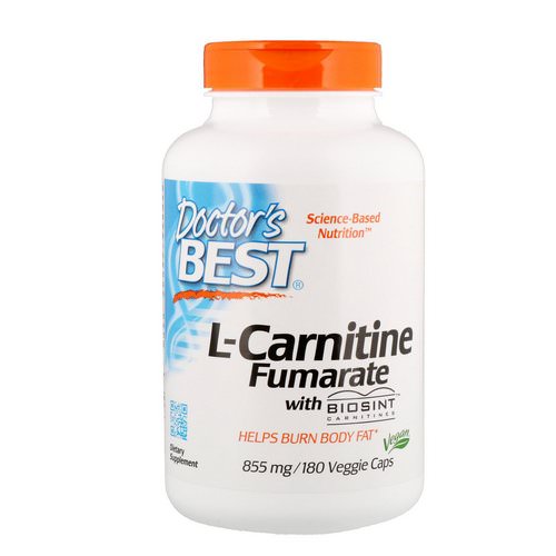 Doctor's Best, L-Carnitine Fumarate with Biosint Carnitines, 855 mg, 180 Veggie Caps Review