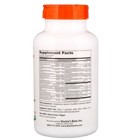 Multivitaminer, Kosttillskott: Doctor's Best, Multi-Vitamin, With Vitashine D3 and Quatrefolic, 90 Veggie Capsules