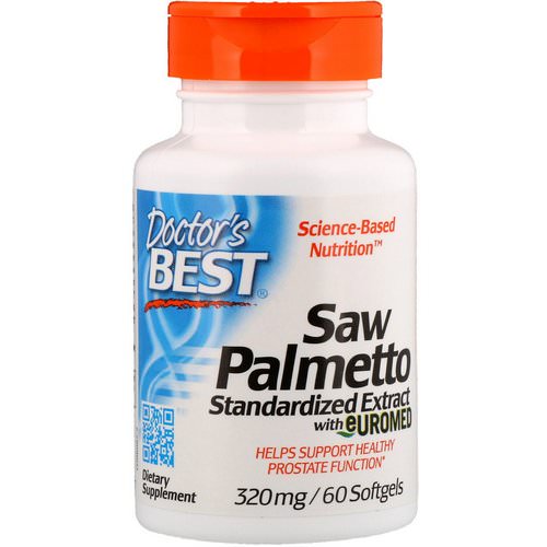 Doctor's Best, Saw Palmetto, Standardized Extract with Euromed, 320 mg, 60 Softgels Review