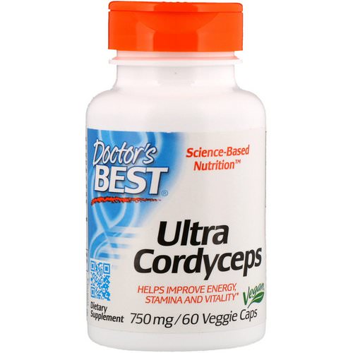 Doctor's Best, Ultra Cordyceps, 750 mg, 60 Veggie Caps Review