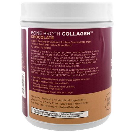 Dr. Axe / Ancient Nutrition Bone Broth Collagen Supplements - Kollagentillskott, Benbuljong, Led, Ben