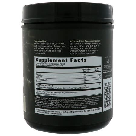 Mct-Olja, Vikt, Diet, Kollagentillskott: Dr. Axe / Ancient Nutrition, Keto Collagen, Collagen Protein + Coconut MCTs, 1.19 lbs (540 g)