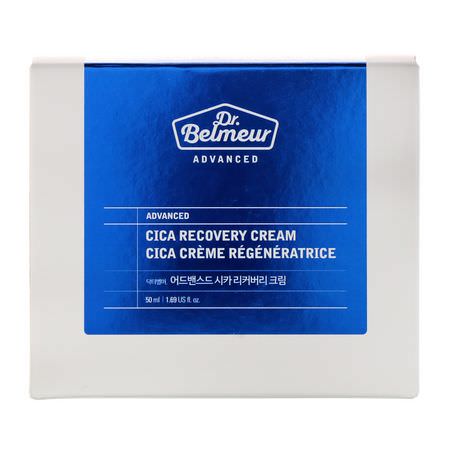 K-Beauty Moisturizers, Krämer, Ansiktsfuktare, Skönhet: Dr. Belmeur, Advanced, Cica Recovery Cream, 1.69 fl oz (50 ml)