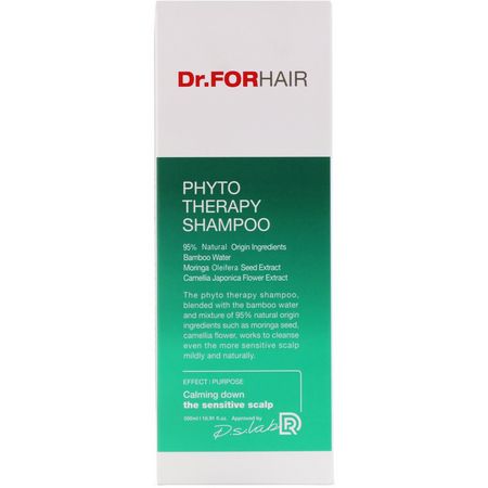 Schampo, K-Beauty Hårvård, Hårvård, Bad: Dr.ForHair, Phyto Therapy Shampoo, 16.91 fl oz (500 ml)