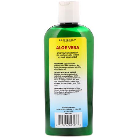 Aloe Vera-Hudvård, Hudbehandling, Bad: Dr. Mercola, Aloe Vera, 8 fl oz (236 ml)