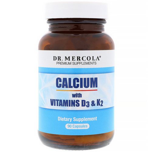 Dr. Mercola, Calcium with Vitamins D3 & K2, 90 Capsules Review