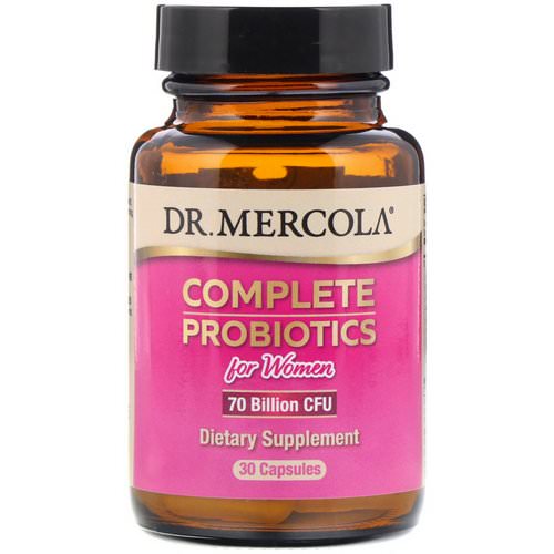 Dr. Mercola, Complete Probiotics for Women, 70 Billion CFU, 30 Capsules Review
