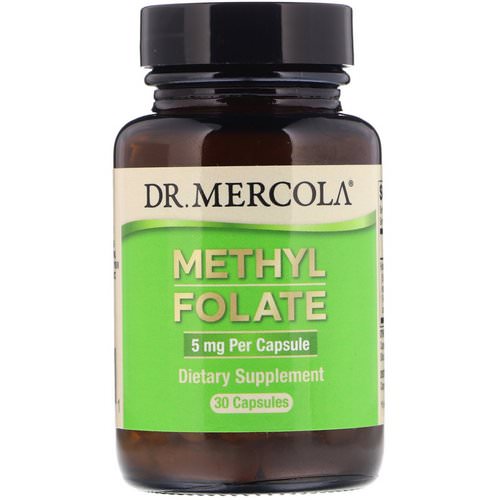 Dr. Mercola, Methyl Folate, 5 mg, 30 Capsules Review