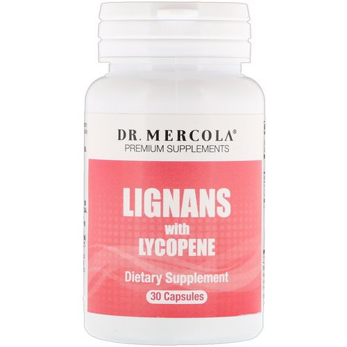 Dr. Mercola, Lignans with Lycopene, 30 Capsules Review