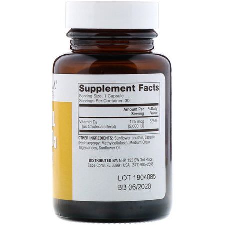 D3 Cholecalciferol, D-Vitamin, Vitaminer, Kosttillskott: Dr. Mercola, Liposomal Vitamin D3, 5,000 IU, 30 Capsules