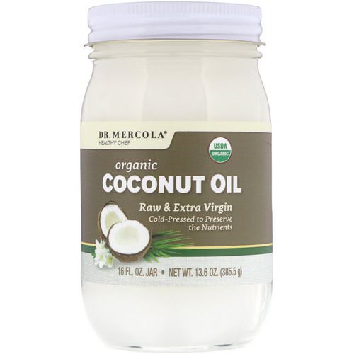 Dr. Mercola, Organic Raw & Extra Virgin Coconut Oil, 13.6 oz (385.5 g) Review