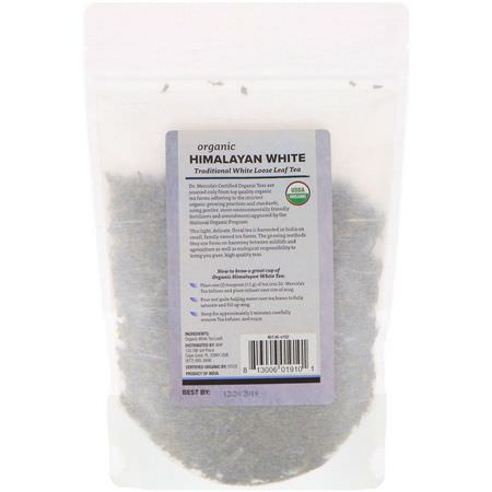 Vitt Te: Dr. Mercola, Organic Himalayan White, Loose Leaf Tea, 4 oz (113.4 g)