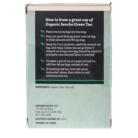 Grönt Te, Sencha Tea: Dr. Mercola, Organic Sencha Green, Traditional Green Tea, 18 Tea Bags, 1.27 oz (36 g)