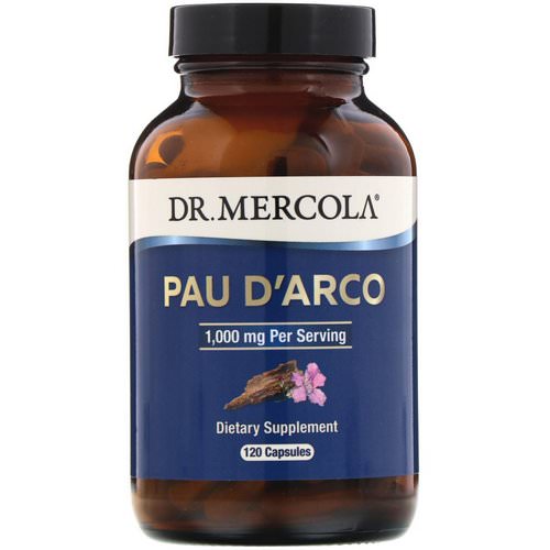 Dr. Mercola, Pau D'Arco, 1,000 mg, 120 Capsules Review