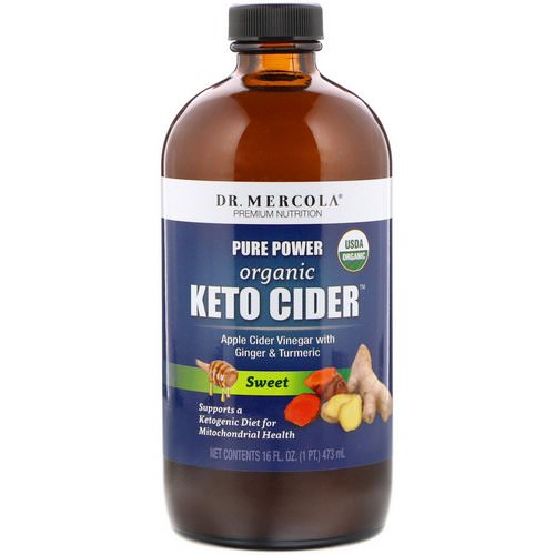 Dr. Mercola, Pure Power Organic Keto Cider Vinegar, Sweet, 16 oz (473 ml) Review