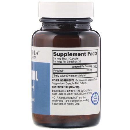 Coq10, Ubiquinol, Antioxidanter, Kosttillskott: Dr. Mercola, Ubiquinol, 150 mg, 30 Capsules