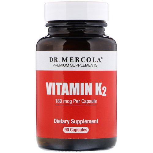 Dr. Mercola, Vitamin K2, 180 mcg, 90 Capsules Review